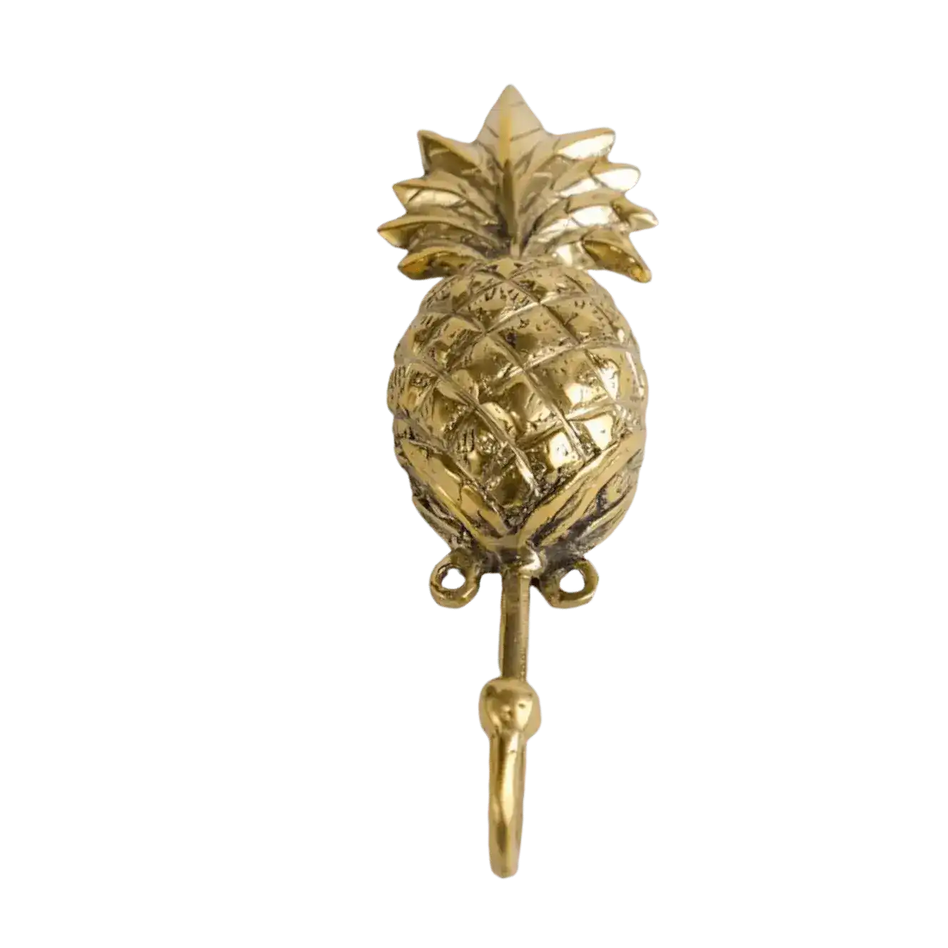 Solid Brass Pineapple Wall Hook