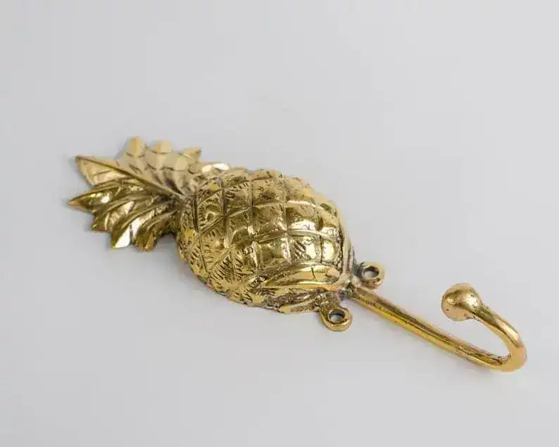 Solid Brass Pineapple Wall Hook