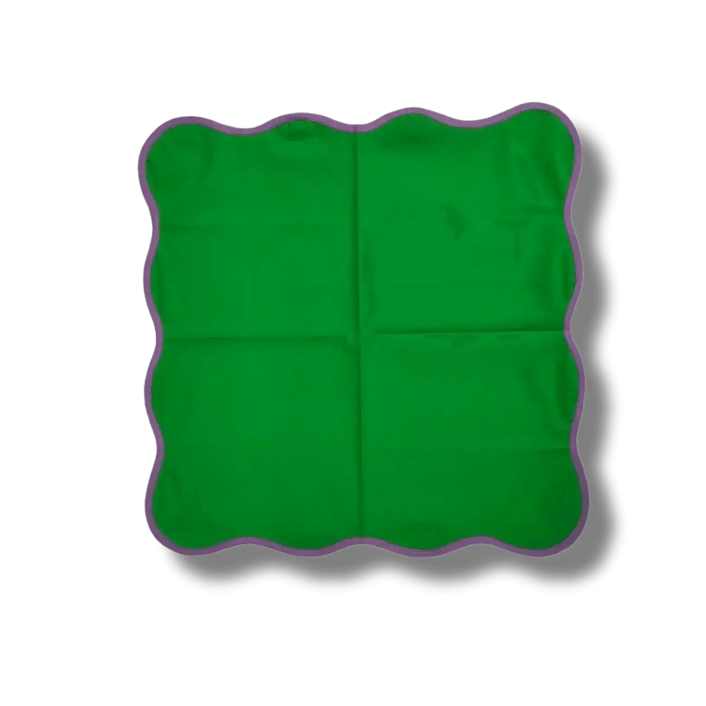 Square Scalloped Cotton Napkins