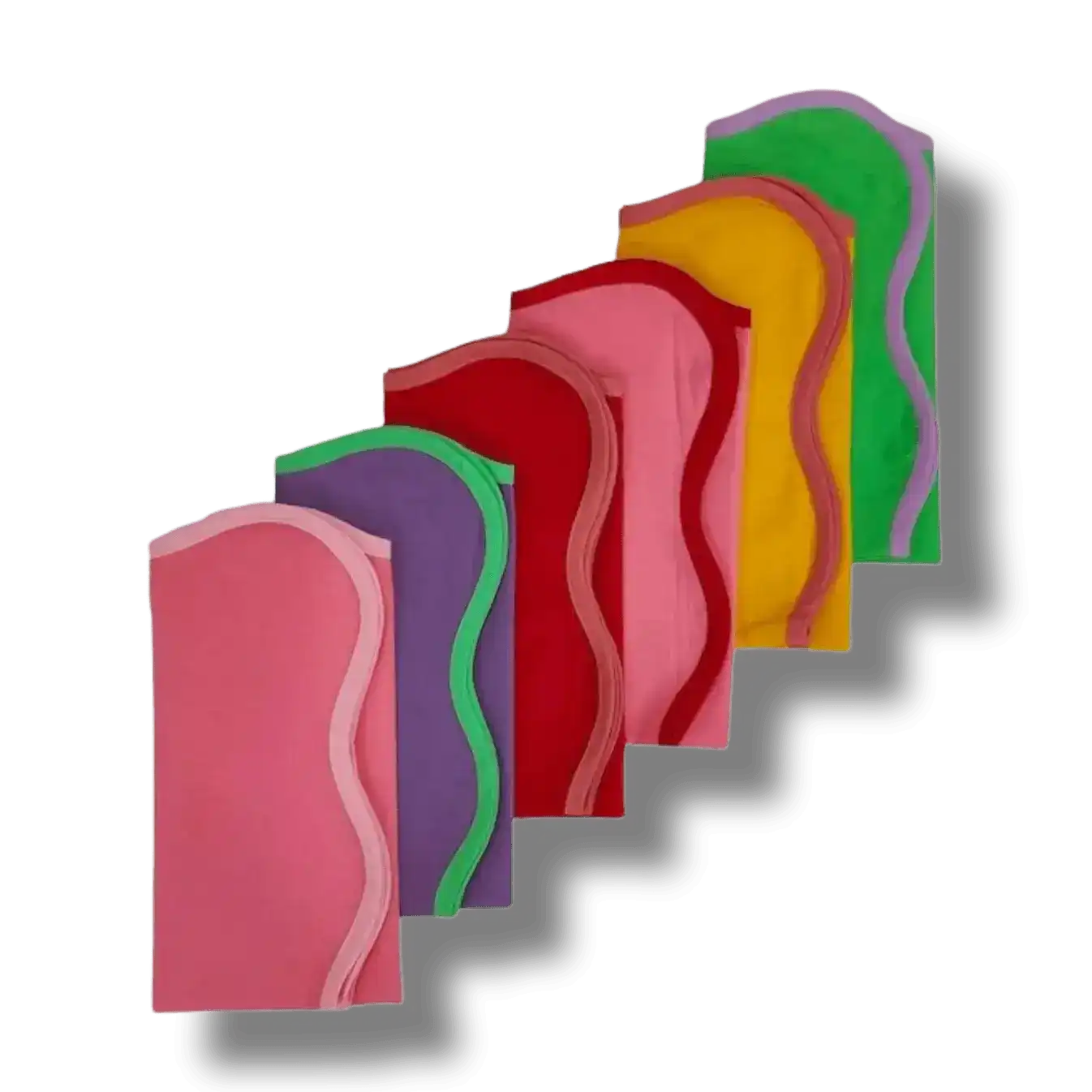 Square Scalloped Cotton Napkins