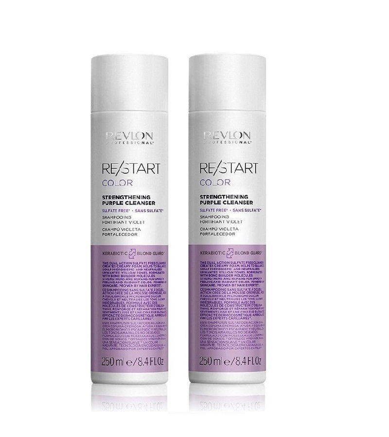 2xPack Revlon Professional Re/Start Purple Cleanser Hair Shampoo - 500 ml