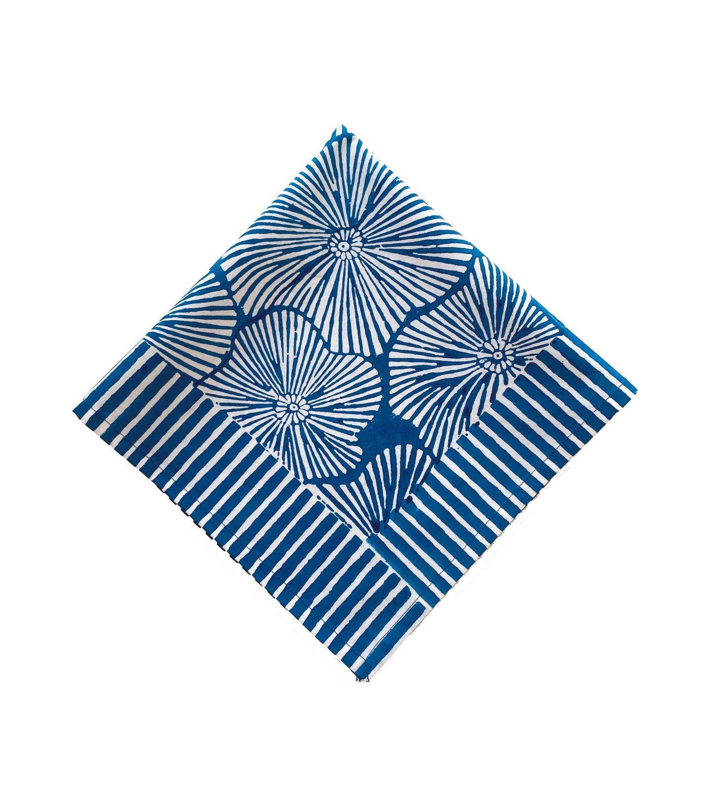 Sunflower Napkins - Blue (Set of 4)