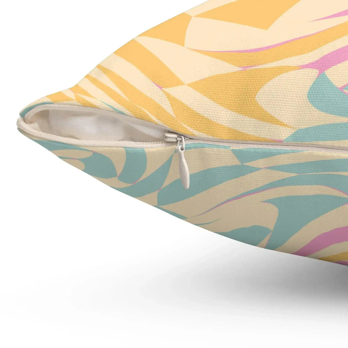 Swirly Checker Groovy Throw Pillow - MAIA HOMES