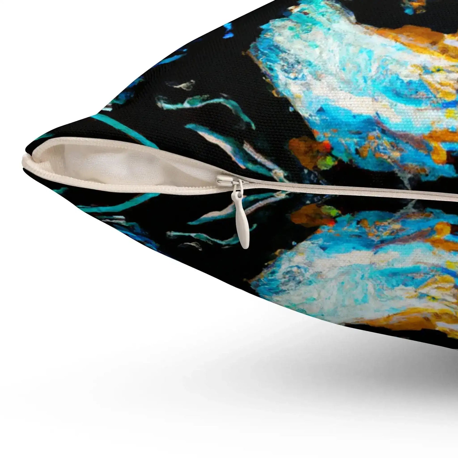 Watercolor Foxy Portrait Printed Throw Pillow - MAIA HOMES