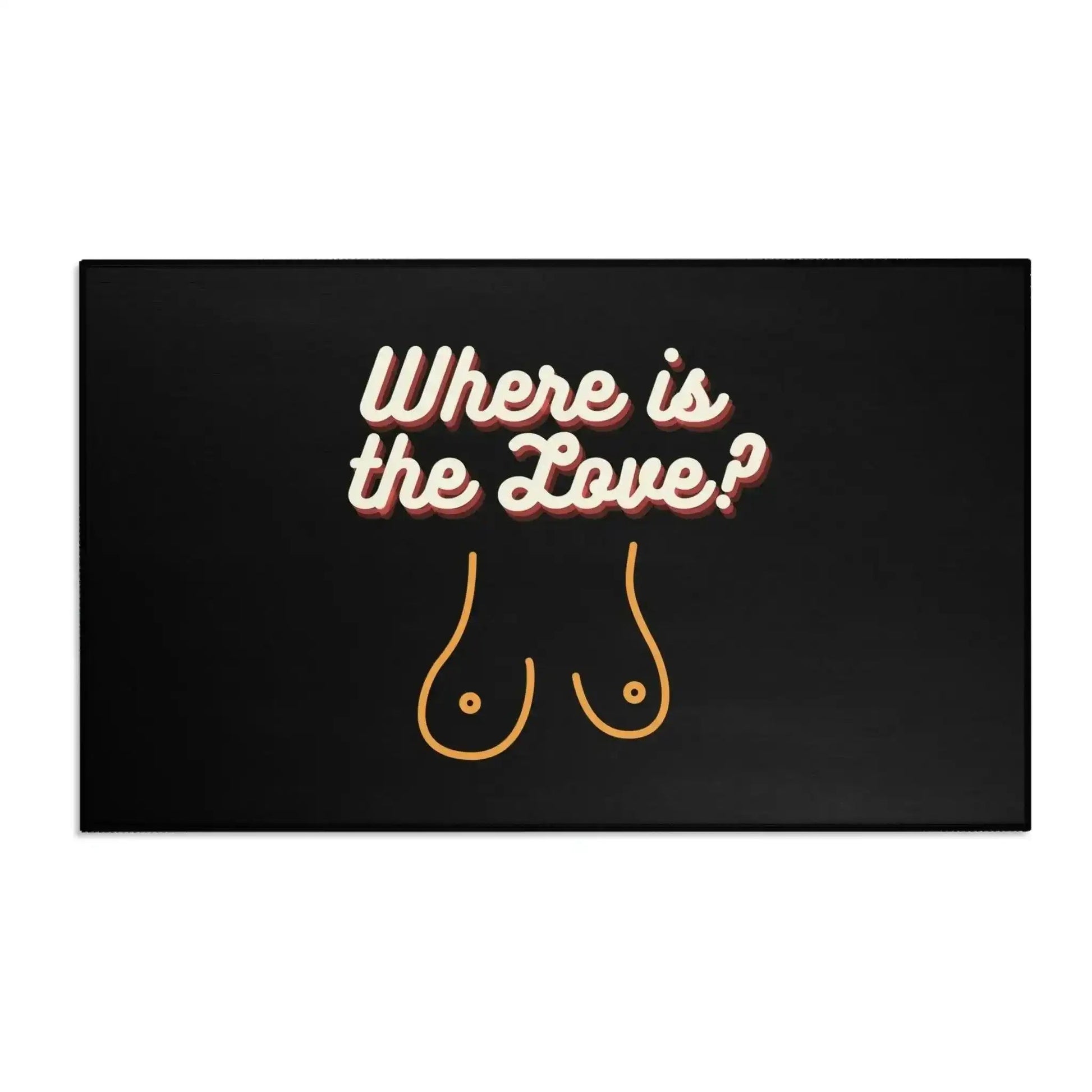 Where is the Love Female Breast Accent Rug - MAIA HOMES