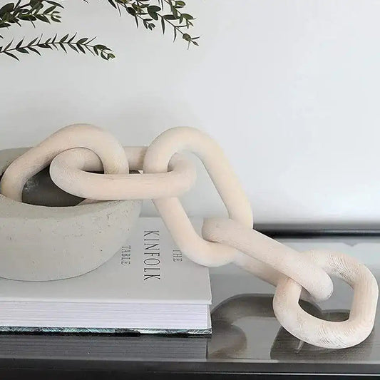 Wood Chain Link Decor
